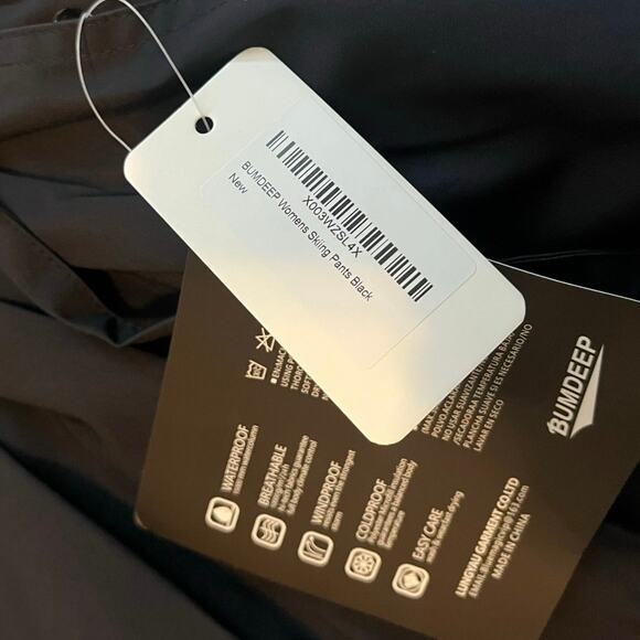 BUMDEEP NWT Ski Pants Winter Waterproof Baggy Outdoor Oversize Cargo Snowboard - Picture 3 of 4